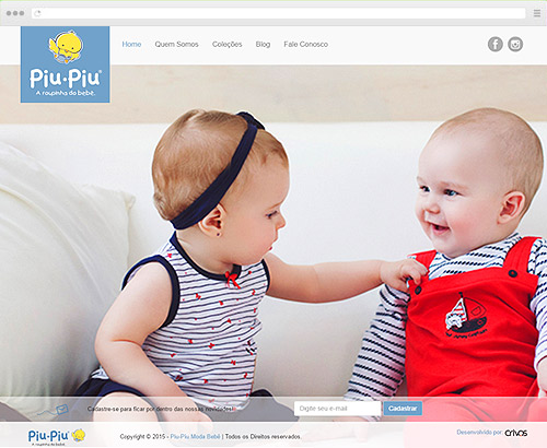 site para roupas infantil